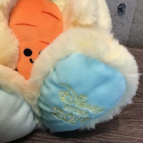 Disney Store Mickey Mouse Easter Bunny 2019 Plush Toy 18" Yellow/Blue Soft - Picture 4 of 8